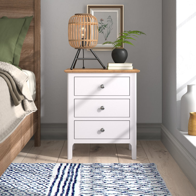 Fernleaf Honiton Solid + Manufactured Wood Bedside Table Wayfair.co.uk